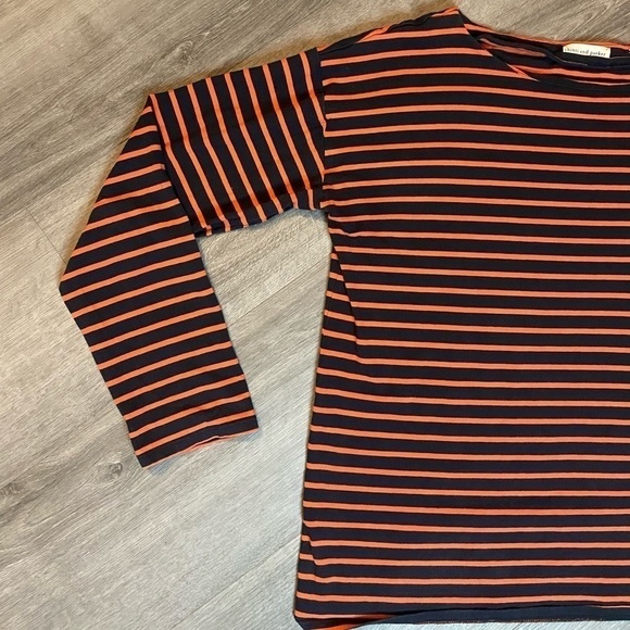 Chinti and Parker London Boxy Fit Striped Long Sleeve - Picture 2 of 7